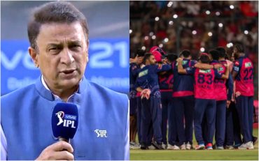 Sunil Gavaskar & RR Team (Photo Source: X)