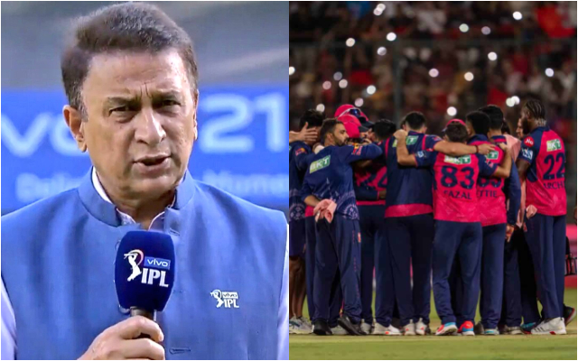 - BJ Sports 88- Cricket Prediction, Live Score ক্রিকেট ফ্রি প্রেডিকশন Sunil Gavaskar & RR Team (Photo Source: X)