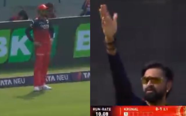 Krunal Pandya Virat Kohli (Image Credit- Twitter X)