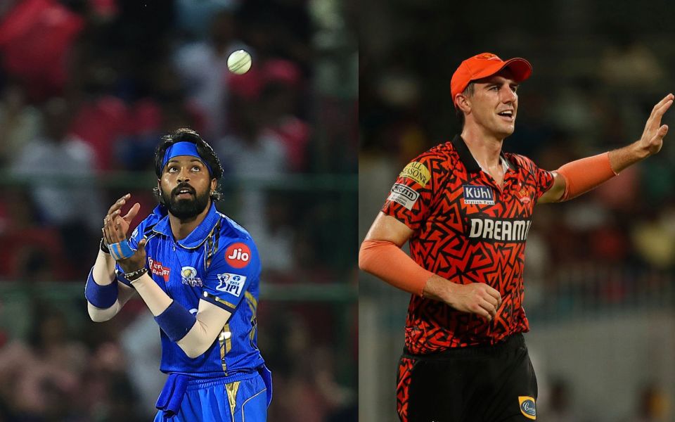 Hardik Pandya and Pat Cummins