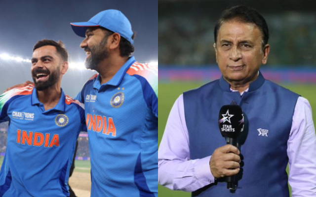 Rohit Sharma Virat Kohli & Sunil Gavaskar (Photo Source: X)