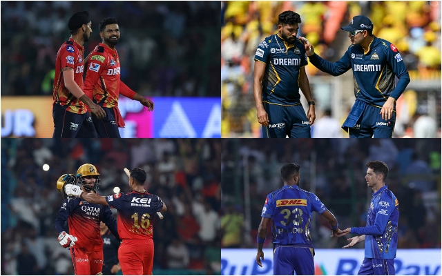 RCB, Gujarat Titans, Punjab Kings & Mumbai Indians (Photo Source: X)