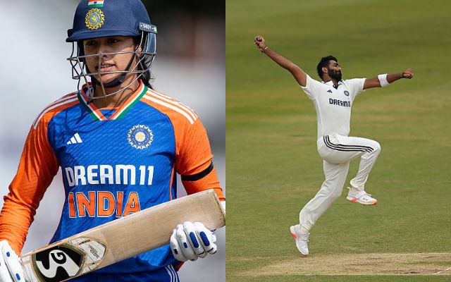 Smriti Mandhana and Jasprit Bumrah (Photo Source: X)
