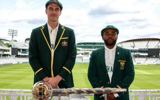 Pat Cummins and Temba Bavuma (Image Credit- Twitter X)