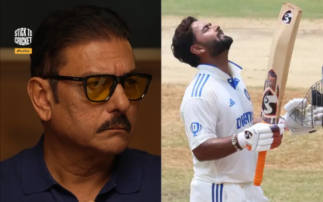 Ravi Shastri and Rishabh Pant (Image Credit- Twitter X)
