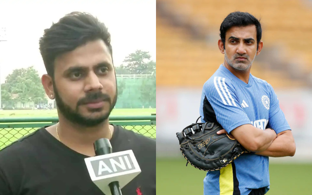 Manoj Tiwari and Gautam Gambhir (Image Credit- Twitter X)