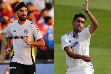 Arshdeep Singh and Anshul Kmboj (Image Credit- Twitter X)