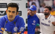 Gautam Gambhir and Rishabh Pant (image via X)