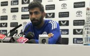 Jasprit Bumrah during the press conference (image credit - X)