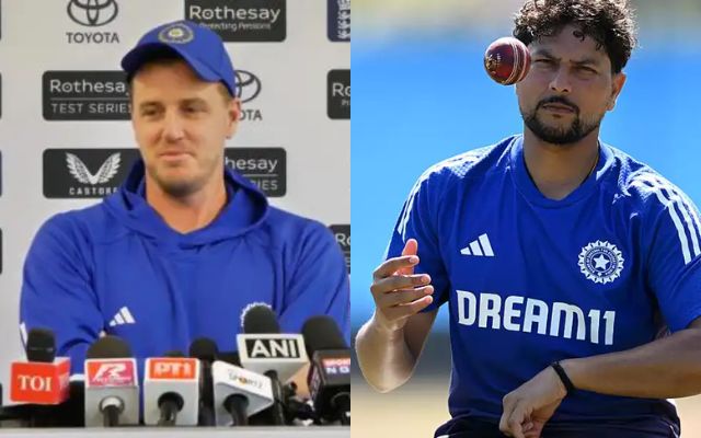 Morne Morkel and Kuldeep Yadav (image via X)