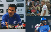 Gautam Gambhir, Ben Stokes and Ambati Rayudu (image via X)