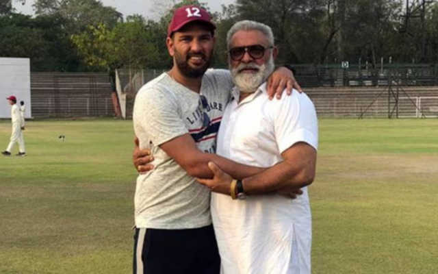 Yuvraj Singh and Yograj Singh (image via X)