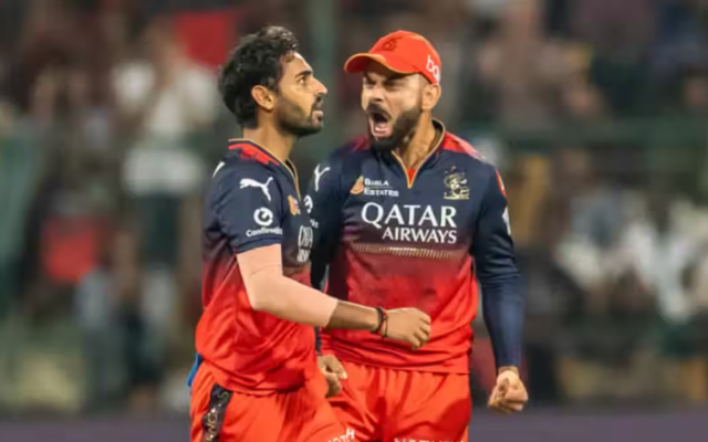 Virat Kohli and Bhuvneshwar Kumar (Image Credit Twitter X)