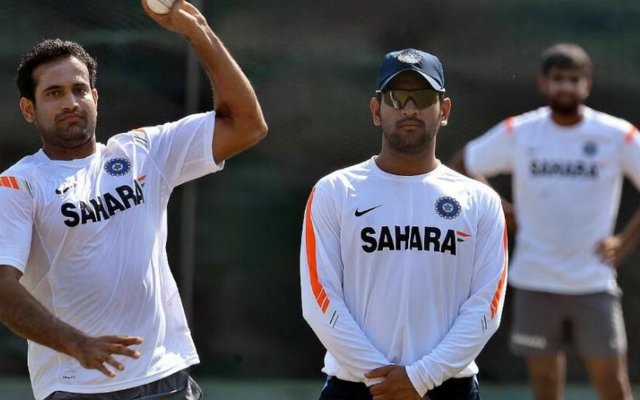 Irfan Pathan And M.S.Dhoni (Image Credit Twitter X)