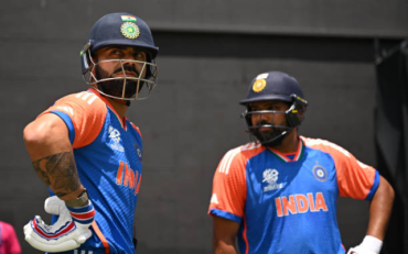 Virat Kohli and Rohit Sharma (image via getty)