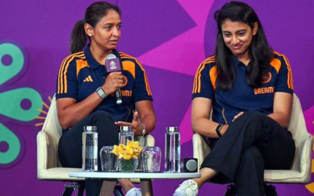 Harmanpreet Kaur and Smriti Mandhana (image via X)
