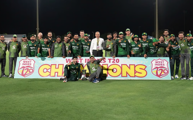 WI vs PAK 3rd T20I: Pakistan clinched the series by 2-1 (image via AP)