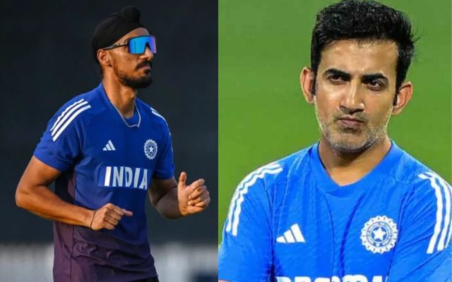 Arshdeep Singh and Gautam Gambhir (Image Credit- Twitter X)