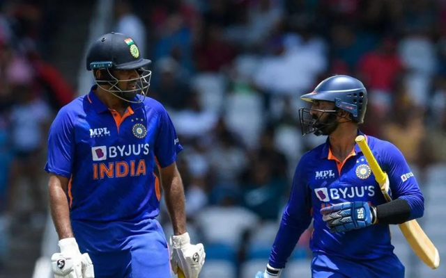 Ravichandran Ashwin and Dinesh Karthik (Image Credit- Twitter/X)