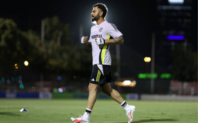 Virat Kohli undergoes fitness test (image via getty)
