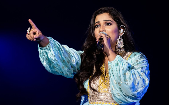 This song was sung by the famous Indian singer Shreya Ghoshal (image via X)