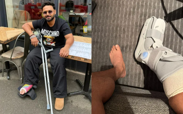 Injured Rishabh Pant returns to India for rehabilitation (image via X)