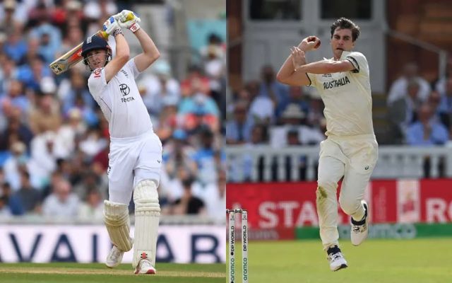 Pat Cummins and Harry Brook (Image Credit- Twitter X)