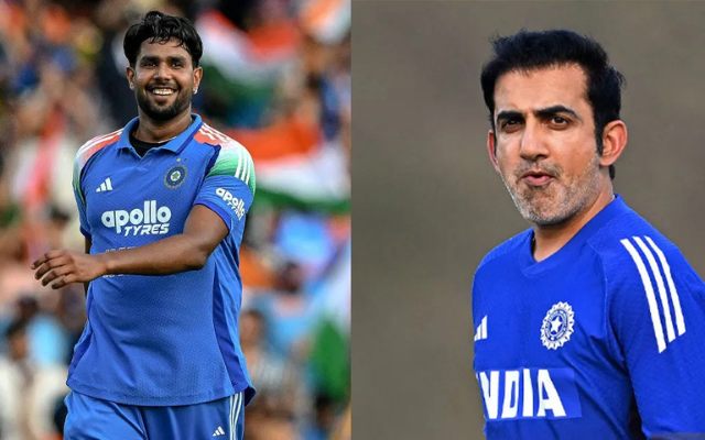 Harshit Rana and Gautam Gambhir (Image Credit- Twitter X)