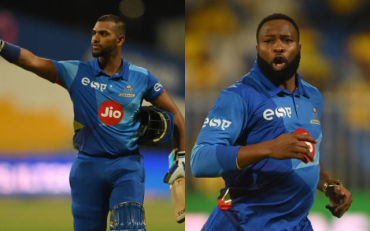 ILT20: Nicholas Pooran and Kieron Pollard (image via getty)