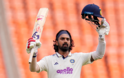 KL Rahul Smashes 11th Test Century (image via BCCI/X)