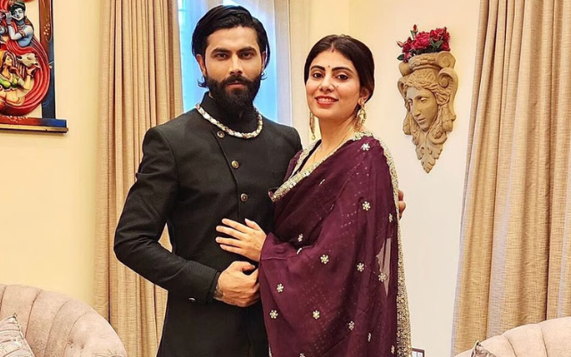 Ravindra Jadeja and Rivaba Jadeja (Image Credit- Twitter/X)