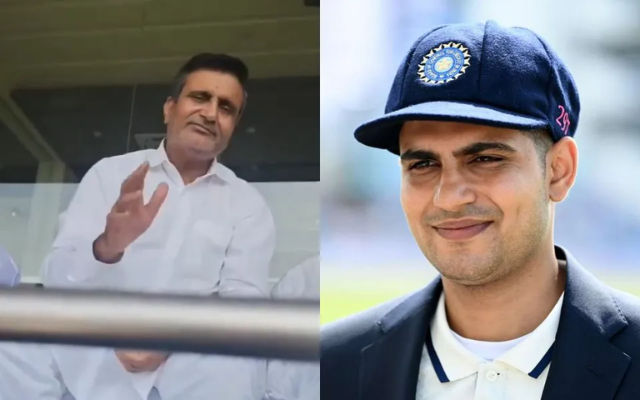 During the first test, Shubman Gill's father was asked a hilarious question. (Image Credit- Twitter/X)