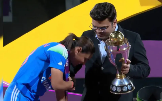 Harmanpreet Kaur and Jay Shah (Image Credit- Twitter/X)