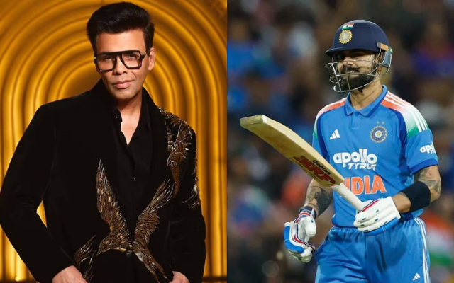 Karan Johar and Virat Kohli (Image Credit- Twitter/X)