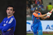 Ruturaj Gaikwad and Gautam Gambhir (Image credit Twitter - X)