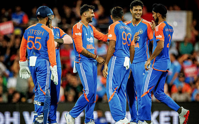 AUS vs IND 2025 5th T20I (image via getty)