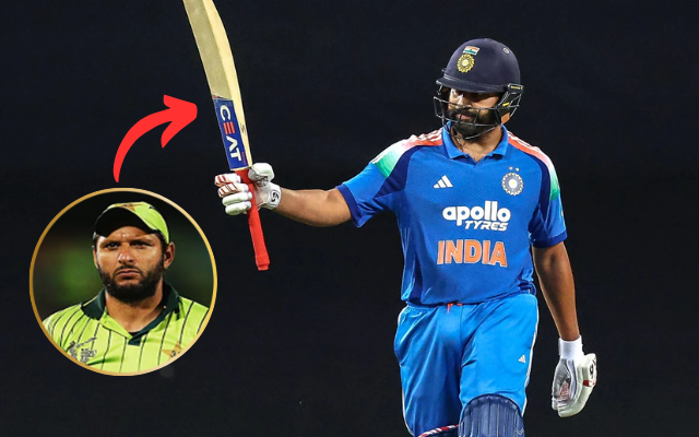 Rohit sharma shahid afridi (Image Credit- Twitter X)