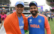Rahul Dravid and Rohit Sharma (Image Credit- Twitter X)
