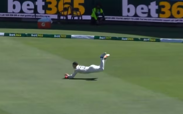 Marnus takes a blinder in the outfield (Image Credit- Twitter/X)