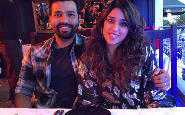 Rohit Sharma and Ritika Sajdeh (Image Credit- Twitter/X)