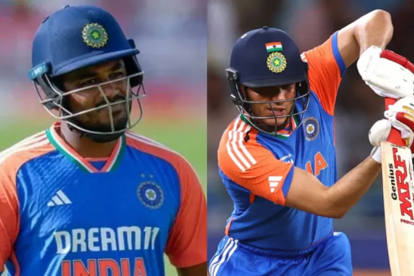 Sanju Samson vs Shubman Gill (Image credit Twitter - X)