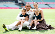 Usman Khawaja wife Rachel (image via getty)