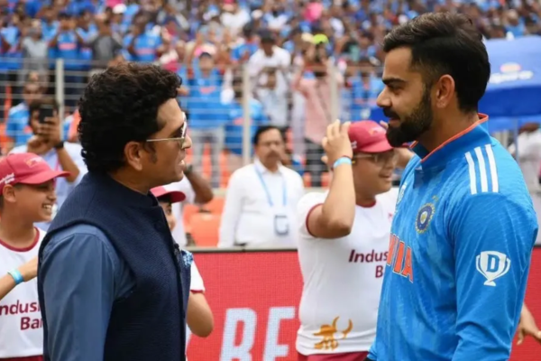 Sachin Tendulkar Virat Kohli (Image credit Twitter - X) 