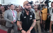 Virat Kohli’s arrival at airport ahead of IND vs NZ 2026 ODIs (image via getty)