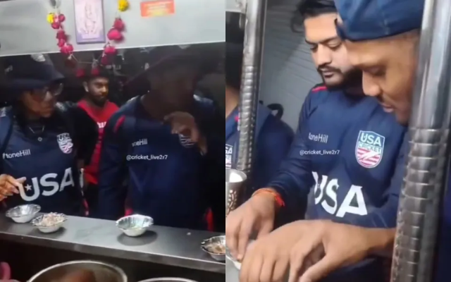 T20 World Cup 2026: USA cricketers savour Mumbai’s pani puri (image via X)