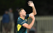 Josh Hazlewood ruled out of the T20 World Cup 2026 (image via getty)