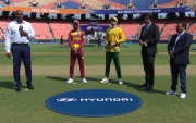 T20 World Cup 2026, WI vs SA: SA won the toss and opted to bowl first (image via JioHotstar)
