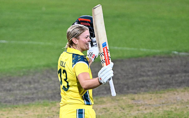 AUS W vs IND W: Georgia Voll (image via getty)