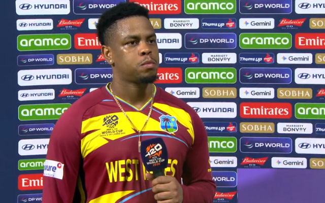 T20 WC 2026, ZIM vs WI: Shimron Hetmyer (image via JioHotstar)