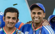 Suryakumar and Gambhir (Image credit Twitter - X)